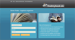 Desktop Screenshot of findmybook.de