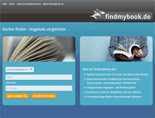 Tablet Screenshot of findmybook.de